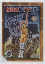 2019 Panini NBA Hoops Premium Stock Get Out the Way Orange Domantas Sabonis 05u8