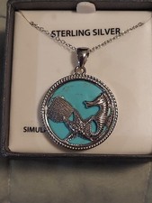 Coastal Necklace Pendant Starfish Seahorse Ocean Tropical