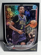 SUPER RARE 2025-26 Topps Bowman Basketball - Herbert Jones- Black Mojo /10