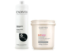Cadiveu Buriti Highlights Bleaching Powder 500g + 30 Volume Developer 900ml