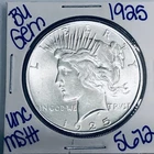 1925 BU UNCIRCULATED SILVER PEACE DOLLAR AUTHENTIC U.S. MINT FREE SHIPPING 5672