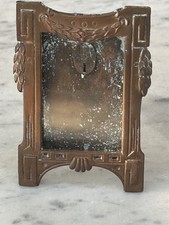 VECCHIA CORNICE DA TAVOLO FINE 800 STILE NEOCLASSICO RAME OLD FRAME