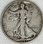 1937-P Silver Walking Liberty Half