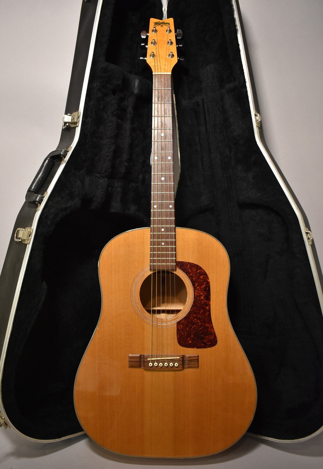 1994 Washburn D-30S Dreadnought Acoustic Birdseye Maple Natural Finish MIJ w / HSC