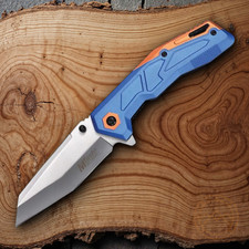 MTech Assisted Linerlock Folding Knife 3.5" 3Cr13MoV Steel Blade Aluminum Handle