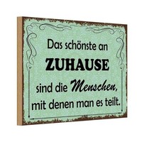 Holzschild 12X18 Cm Das SchöNste An Zuhause Sind Geschenk Deko Geschenk Holz Sch