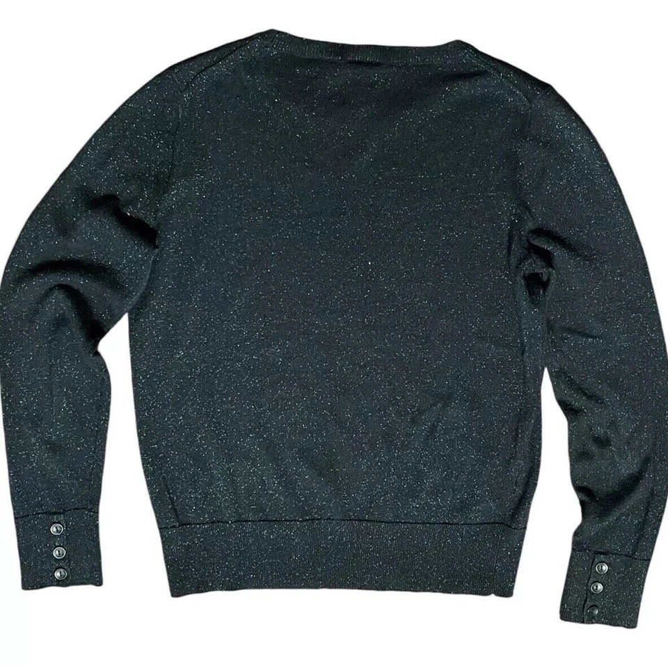 Suéter verde brillante para mujer Ann Taylor Factory usado talla mediana vacaciones Foto 2 de 4