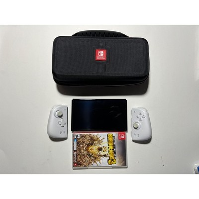 Nintendo OLED Switch Mobapad Joy Cons Gaming Console + Case + Game Nice!