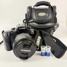 Canon EOS ELAN 7E 35mm Film SLR Camera 28-300mm Lens Bundle Tested