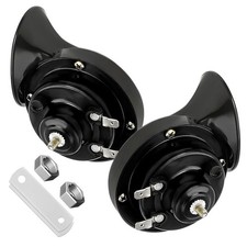 2PCS Loud 12V Snail Electric Car Horn Waterproof High Tone Universal