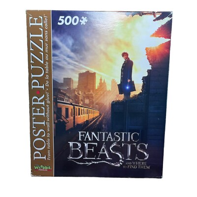 Puzzle Poster, Fantastic Beasts (& Where To Find Them) 19''x26'' 500 Pieces NEW