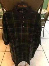 Polo Ralph Lauren Vintage 90s Plaid Flannel Polo Shirt Men's XL Made In USA