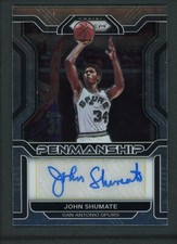 2021-22 JOHN SHUMATE auto panini prizm penmanship autographs