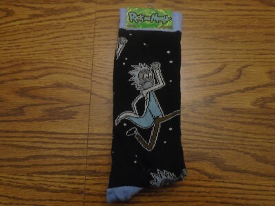 Rick And Morty Characters 2-Pack Men s Socks Shoe size 6-12 NEW
