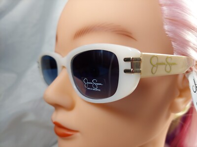 NWT Jessica Simpson Wide Sunglasses Cream & Nude Color J6289