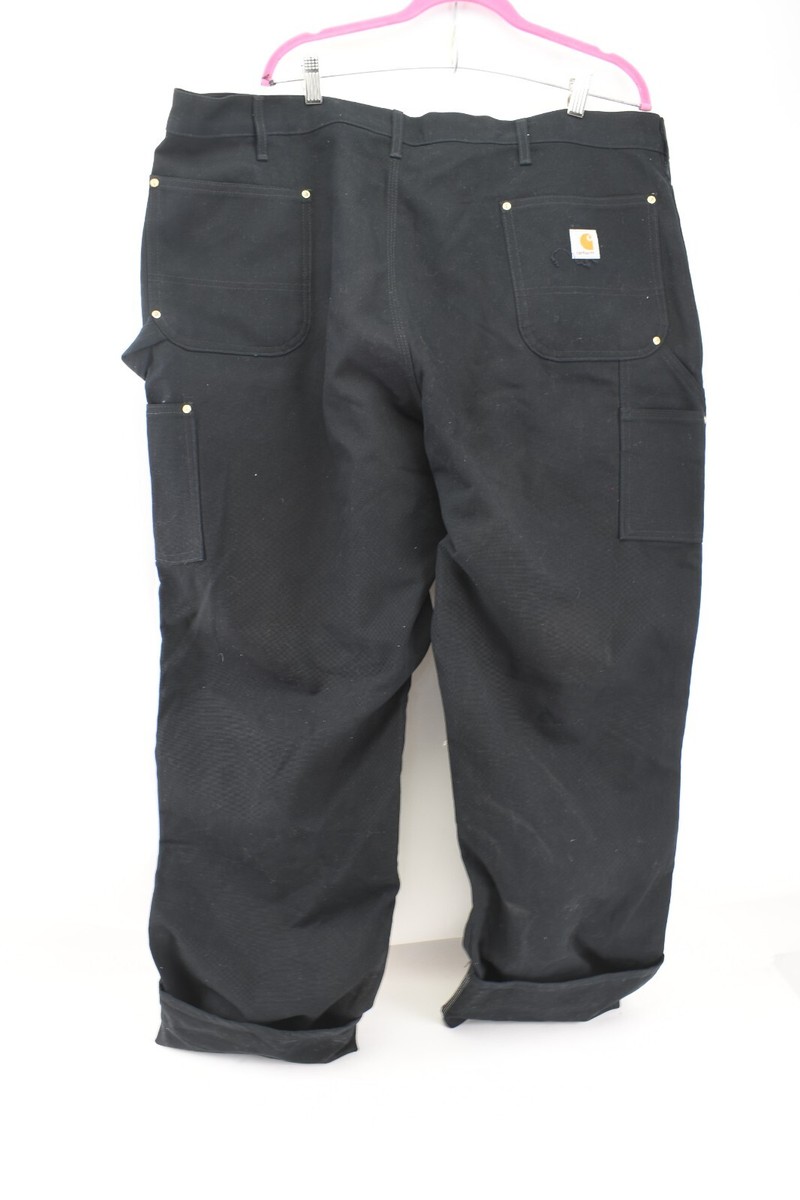 Carhartt ブラック　カバーオール　USA製 80s USA製 carharttカーハート ブランケットライナー ダック地