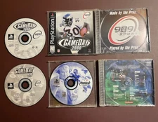 Madden Football 2000 NFL GameDay 99 and 2000 PS1 PlayStation 1 (3 DVD bundle)