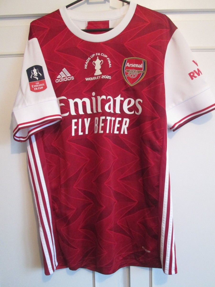 アーセナル FA cup 2020 記念フレーム 2020 Fa Cup Final Always Forward 14 Arsenal Football Shirt Medium