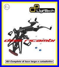 Portatarga LighTech HONDA CB 650 R 2019 supporto regolabile con luce targa led