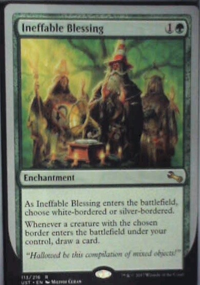 Ineffable Blessing (D) - Unstable: #113d, Magic: The Gathering Nm R237