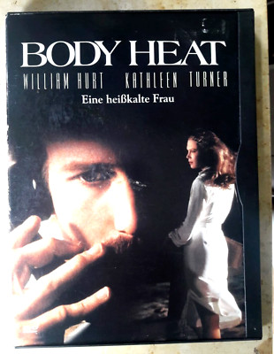 Body Heat - Eine heißkalte Frau - William Hurt, Kathleen Turner DVD - Wie Neu