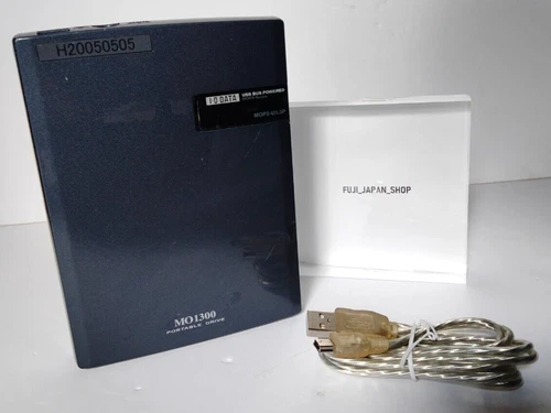 I-O DATA MOP2-U1.3P 3.5inch 1.3GB MO Magneto Optical Drive USB USED Japan