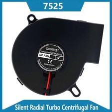 7525 DC 5V 12V 24V Silent Radial Blower Cooling Fan Brushless For Printer Parts