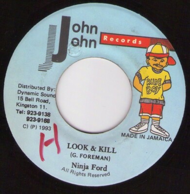 NINJA FORD look & kill  JOHN JOHN RECORDS.