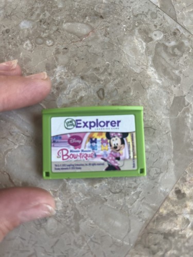 Leap Frog Explorer LeapPad ~ Disney Minnie Mouse Bow-tique Game Boutique - Picture 2 of 4