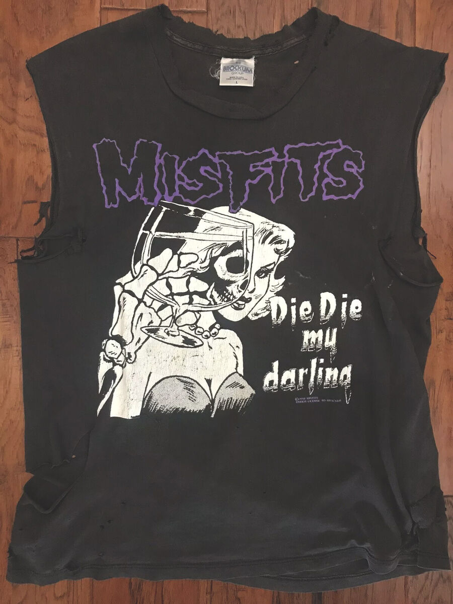 Misfits “Die Die My Darling” Original Vintage Thrashed Misfits “Die Die My Darling” Original Vintage Thrashed
