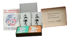 Vintage U.S. Hamilton Brand Playing Cards 2 Decks w/Eagle Design lightly if used