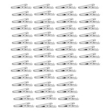 Abrazadera de metal arcilla plateada 50 piezas abrazaderas krol W1J91594-