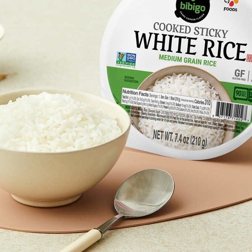 Bibigo, Cooked Sticky White Rice Bowls, Medium Grain, 7.4 oz, 12Count eBay