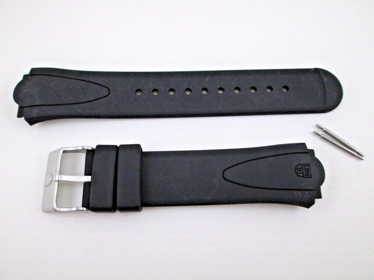 Genuine Luminox Night View 0100 Sentry 18mm lug black rubber watch