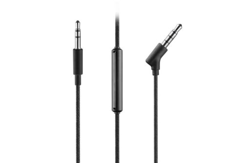 Nylon audio cable with mic For Audio Technica ATH-MSR7SE MSR7NC AR5 AR5BT ANC7 - Picture 2 of 19