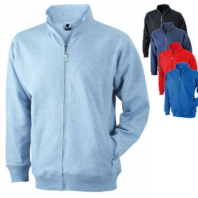 James & Nicholson Sweatshirt Stehkragen Jacke  Pullover Kapuzenpullover Hoodie