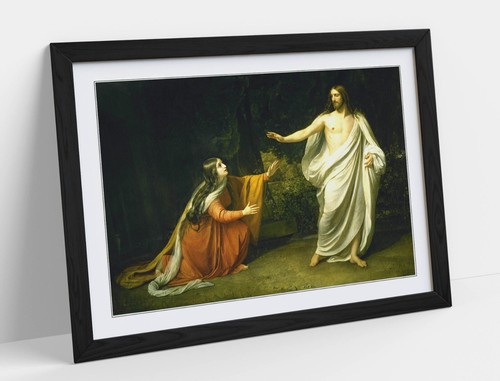 Poster Arte da Parete con Cornice Alexander Ivanov, Cristo e Maria Maddalena Stampa 4 Misure prezzo ebay