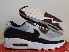 NIKE AIR MAX 90 WOLF GREY-BURGUNDY CRUSH SZ 8.5 DQ4071-004 