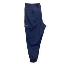 Large MedCouture Navy Blue Energy Navy Blue Scrub Pants Tech Fabric Vet Medical