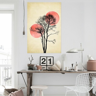 3D Tree Branch Sun ZHU74 Wall Stickers Wall Murals Wallpaper Boris Draschoff Amy