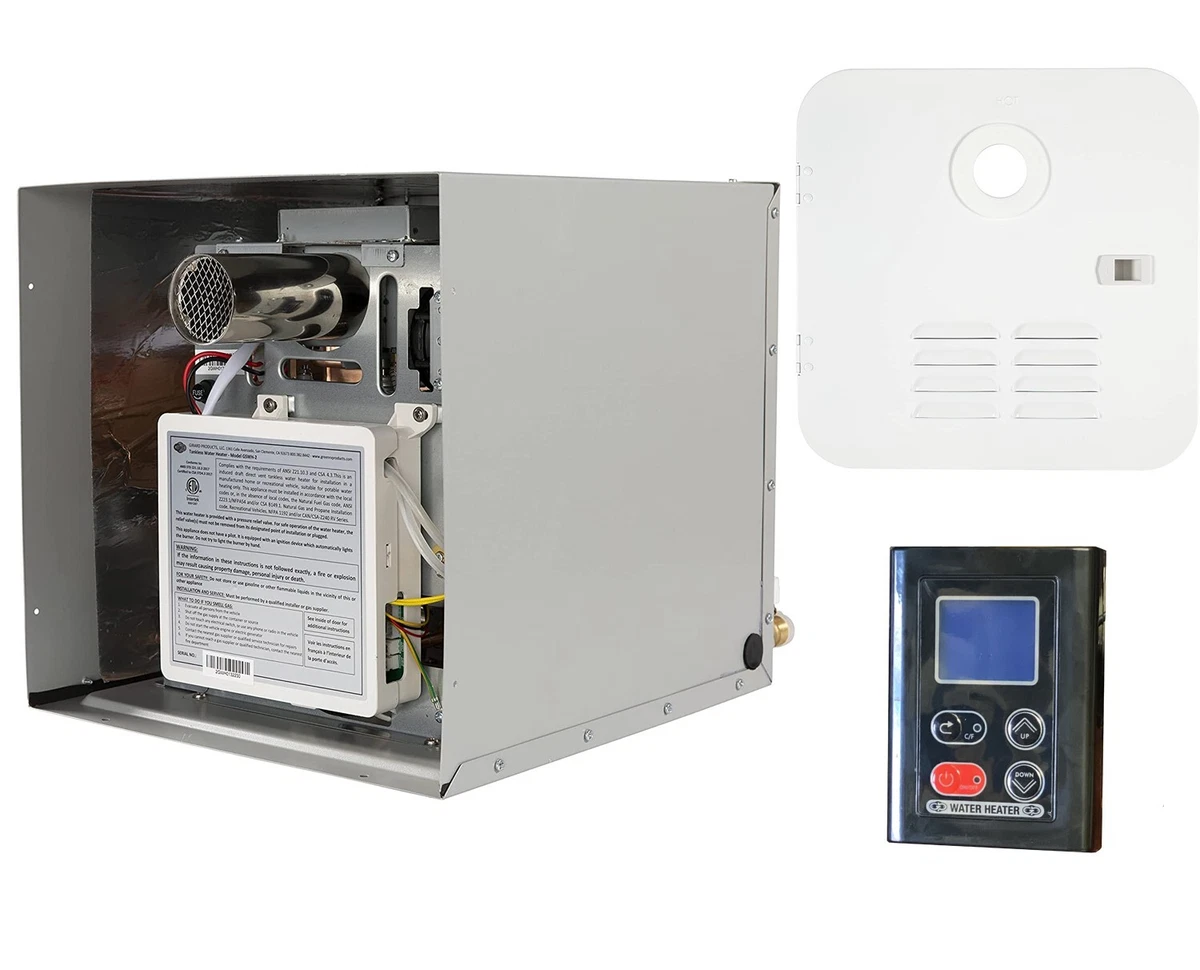 Girard Tankless Hot Water Heater RV #GSWH-2 Includes White Door u0026amp; Control  Panel | eBay