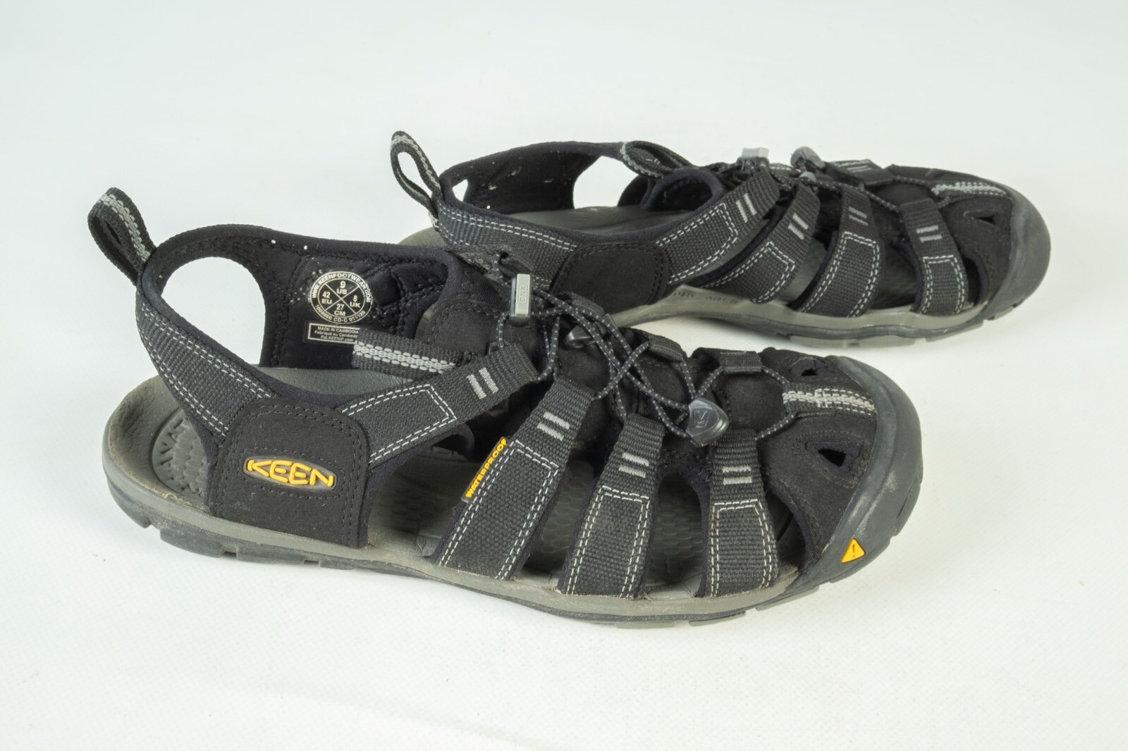 Sandali scarpe Keen escursionismo outdoor pescatore uomo neri taglia 42 US 9 270 cm