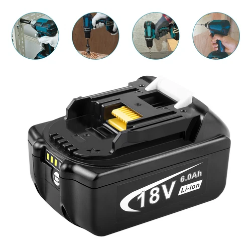 For Makita 18v Battery 6.0Ah Li-Ion Cordless Multi Tool BL1860 LED BL1850 BL1830 - Picture 9 of 14