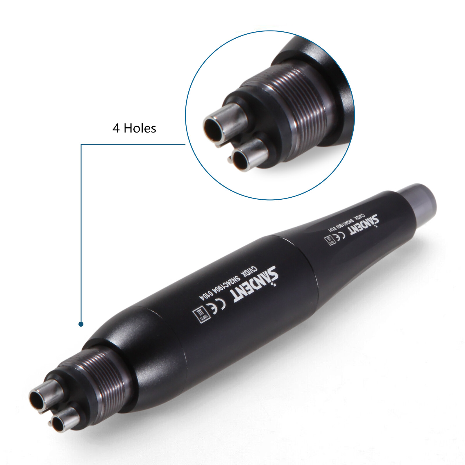 360°Swivel Dental 4:1 Hygiene Prophy Handpiece Air Motor 4H Nose Cone SALE