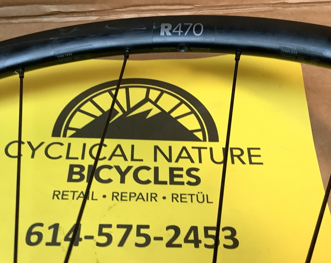 パーツ DT Swiss R470 DT Swiss R470db 700c Tubeless Clincher Wheel Set - Bicycle