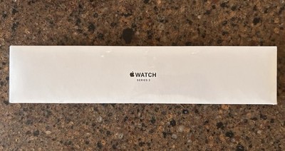 New Unopened Box Apple Watch Series 3 38mm Silver Aluminum White Sport Band GPS