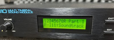 Roland D-110 Multi-Timbral-MIDI-Sound-Module, Rack-Expander, Vintage