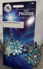 Disney Store London Frozen Queen Elsa Metal Blue Iridescent snowflake Headband