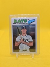 2026 Topps Heritage Jake Mangum Chrome #227 Tampa Bay Rays 