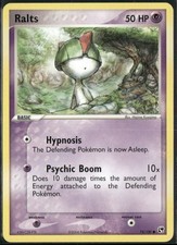 Ralts 74/100 EX Sandstorm Pokemon English Card (MP)